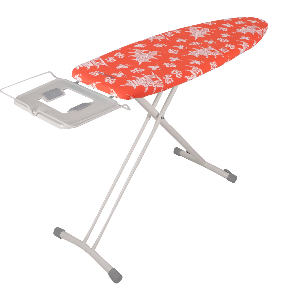 The PAGODA Collection - Space Surfer Premium Ironing Board in Pagoda Orange