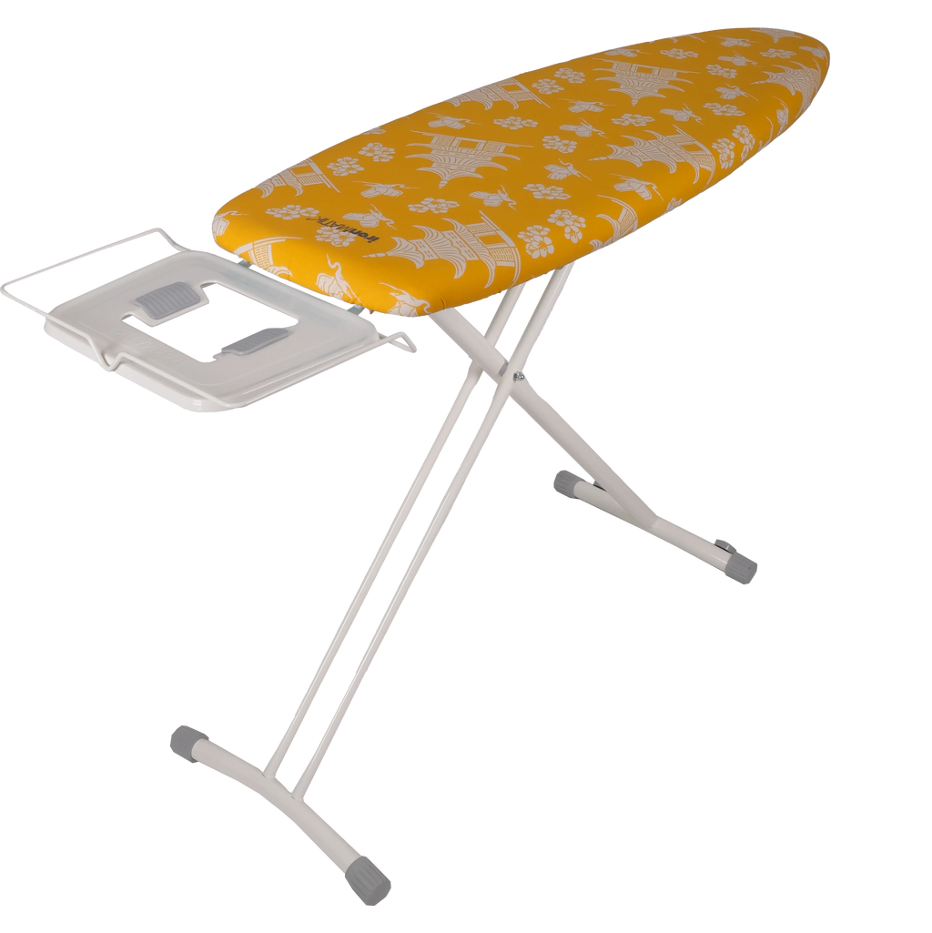 The PAGODA Collection - Space Surfer Premium Ironing Board in Pagoda Yellow
