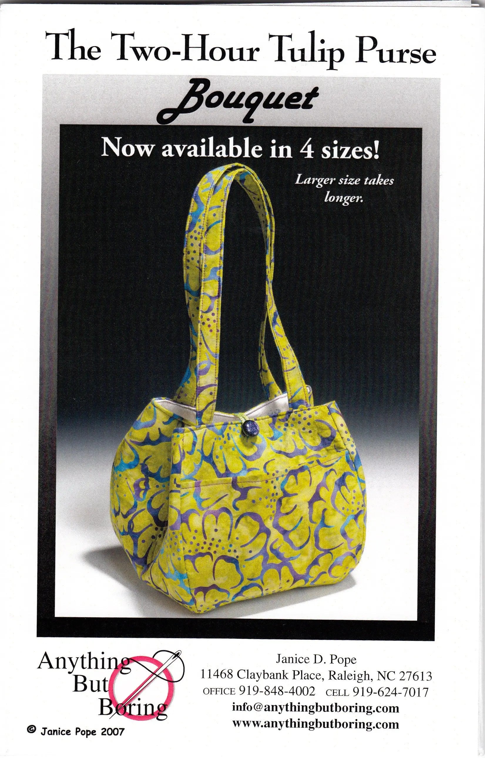 The Two-Hour Tulip Purse