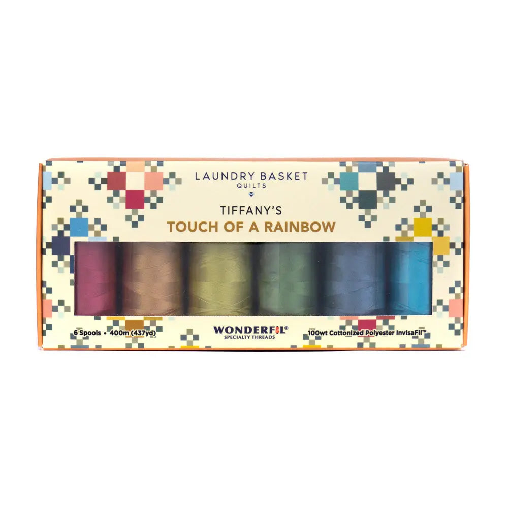 Tiffany’s Touch of a Rainbow by Edyta Sitar - Invisible Thread Pack