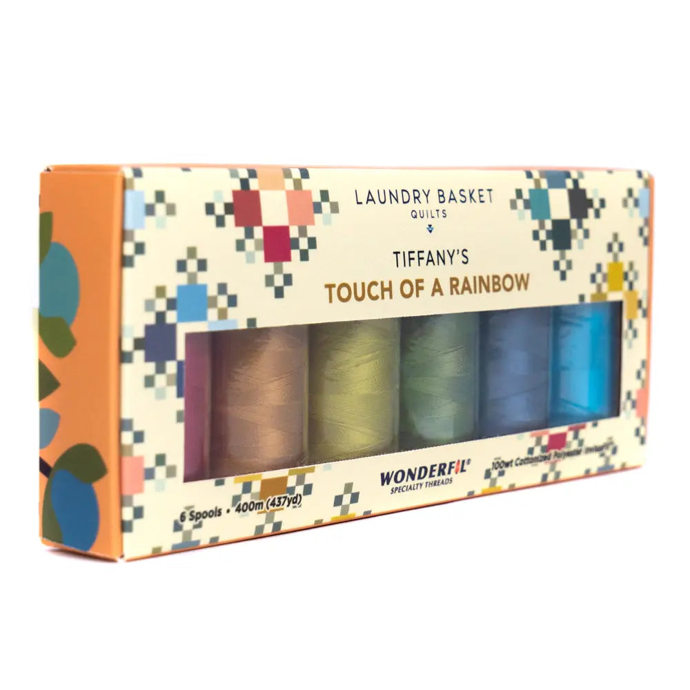 Tiffany’s Touch of a Rainbow by Edyta Sitar - Invisible Thread Pack