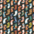 Tinsel Time - Stockings 44" / 45" Fabric Per Yard