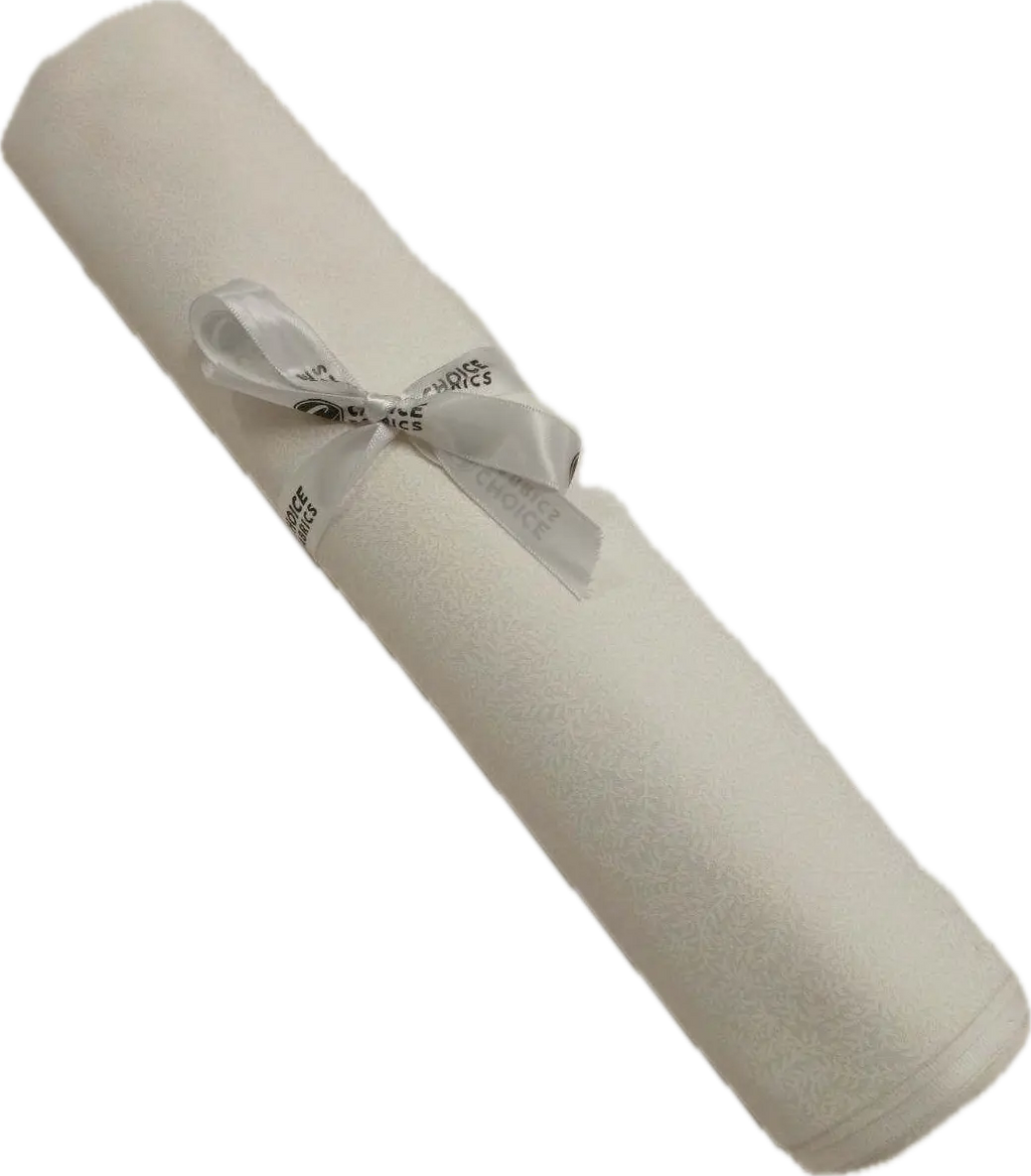 Tone on Tone 108" Supreme Backings - White on White - Vines Wideback Fabric Per Yard