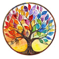 Tree of Life Stained Glass Fabric Panel 12