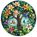 Tree of Life Stained Glass Fabric Panel 13