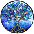 Tree of Life Stained Glass Fabric Panel 2