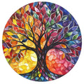 Tree of Life Stained Glass Fabric Panel 24