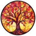 Tree of Life Stained Glass Fabric Panel 4