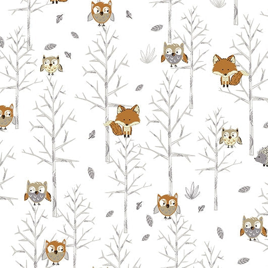 Snow Treetop Cloud Cuddle 58/60" Fabric Per Yard