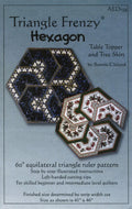 Triangle Frenzy Hexagon Table Topper