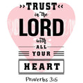 Trust in the Lord Fabric Panel 1