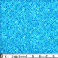 Turquoise Confetti Floral 45" wide Fabric per yard