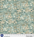 Turquoise Frost FROS-6064-T Cotton 44/45 Fabric Per Yard