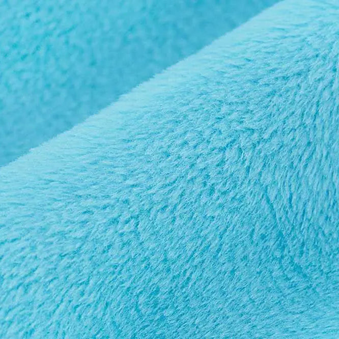 Turquoise Solid Cuddle 3 58/60" Fabric per yard