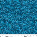 Turquoise Tempest 108" Cotton Quilt Fabric Per Yard