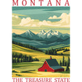 US State Poster Fabric Panel 41