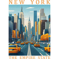 US State Poster Fabric Panel 44