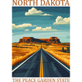 US State Poster Fabric Panel 46