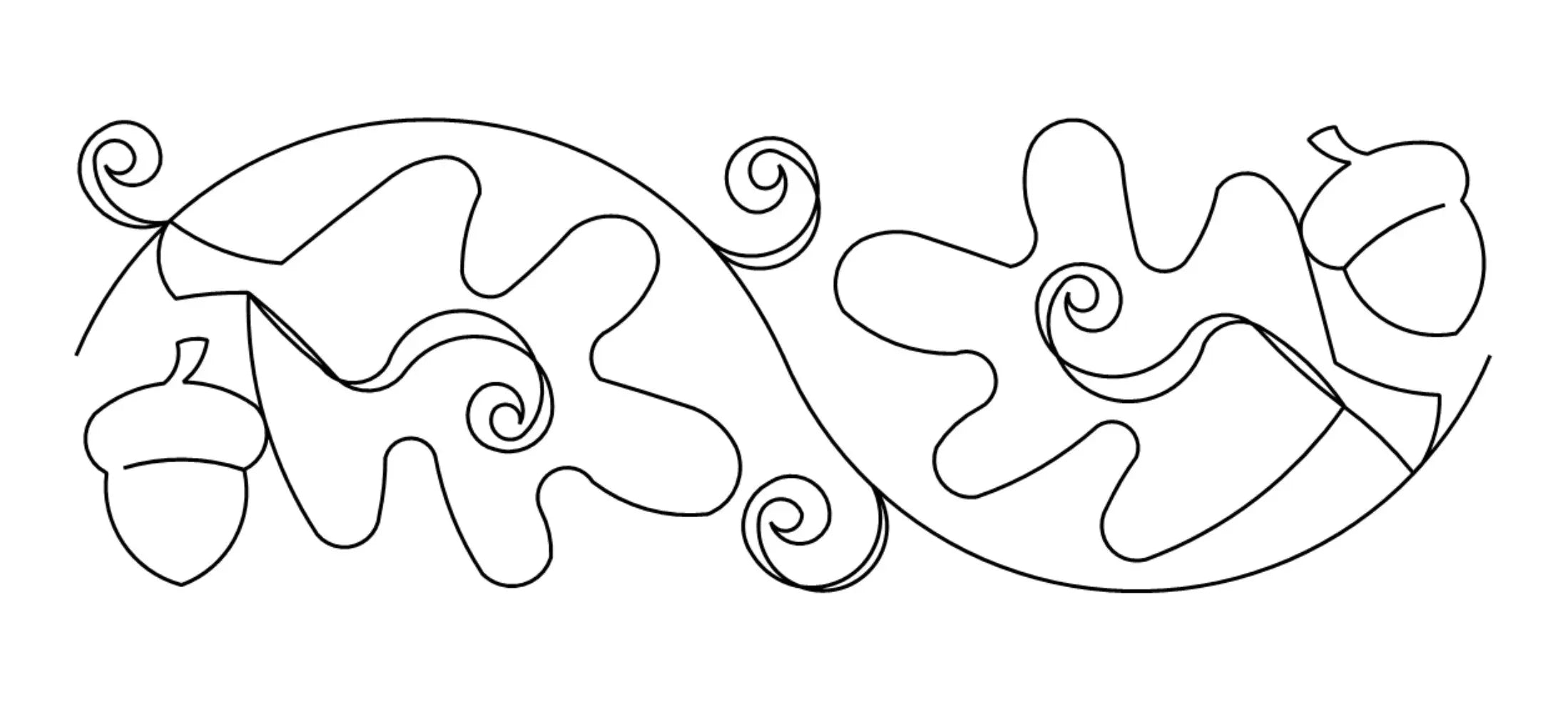 Undulating Oak Leaves E2E