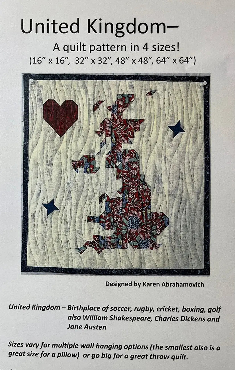 United Kingdom Quilt Pattern