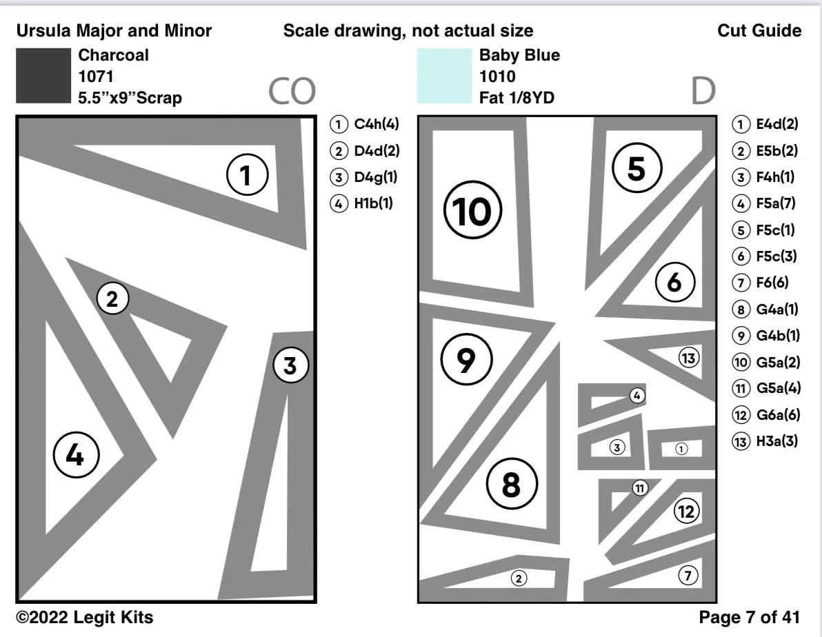 Ursula Major & Minor Quilt Kit