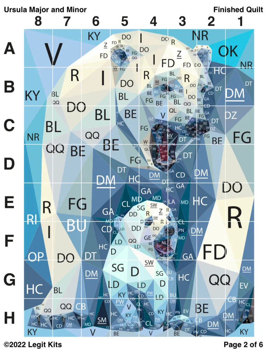 Ursula Major and Minor Pattern