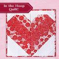 Sweetie Pie Valentine Quilt In-the-Hoop Machine Embroidery Set Pickle Pie Designs
