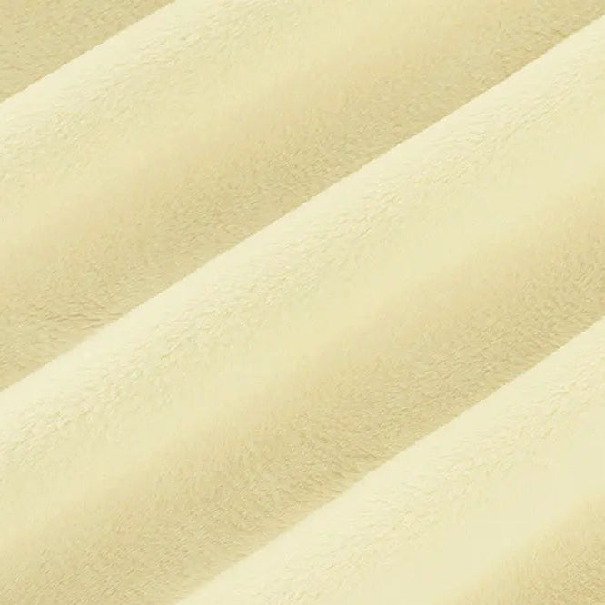 Vanilla Solid Cuddle 3 58/60" Fabric per yard