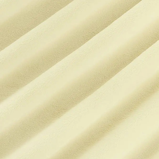 Vanilla Solid Cuddle 3 58/60" Fabric per yard