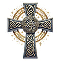 Various Crosses Fabric Panel 16