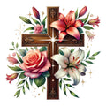 Various Crosses Fabric Panel 24