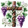 Various Crosses Fabric Panel 6