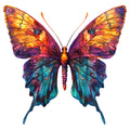 Vibrant Butterflies Fabric Panel 15