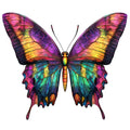 Vibrant Butterflies Fabric Panel 18