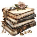 Victorian Steampunk Fabric Panel 28