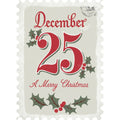 Vintage Christmas Postage Fabric Panel 9
