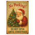 Vintage Christmas Poster Fabric Panel 2