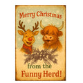 Vintage Christmas Poster Fabric Panel 5