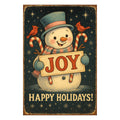 Vintage Christmas Poster Fabric Panel 6