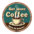 Vintage Coffee Signs Fabric Panel 12