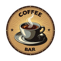 Vintage Coffee Signs Fabric Panel 18