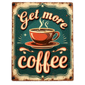 Vintage Coffee Signs Fabric Panel 9