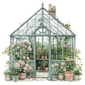Vintage Garden Fabric Panel 20