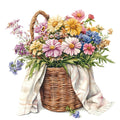 Vintage Garden Fabric Panel 22