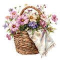 Vintage Garden Fabric Panel 26