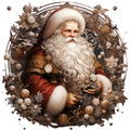 Vintage Santa Claus Fabric Panel 2