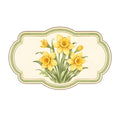Vintage Spring Label Fabric Panel 4