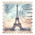 Vintage Travel Stamps Fabric Panel 4