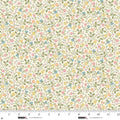 Warm White Calico Layla 44"/45" Cotton Fabric per Yard