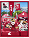 Washington State Cougars - Tailgate Panel 44"/45" Fabric per yard